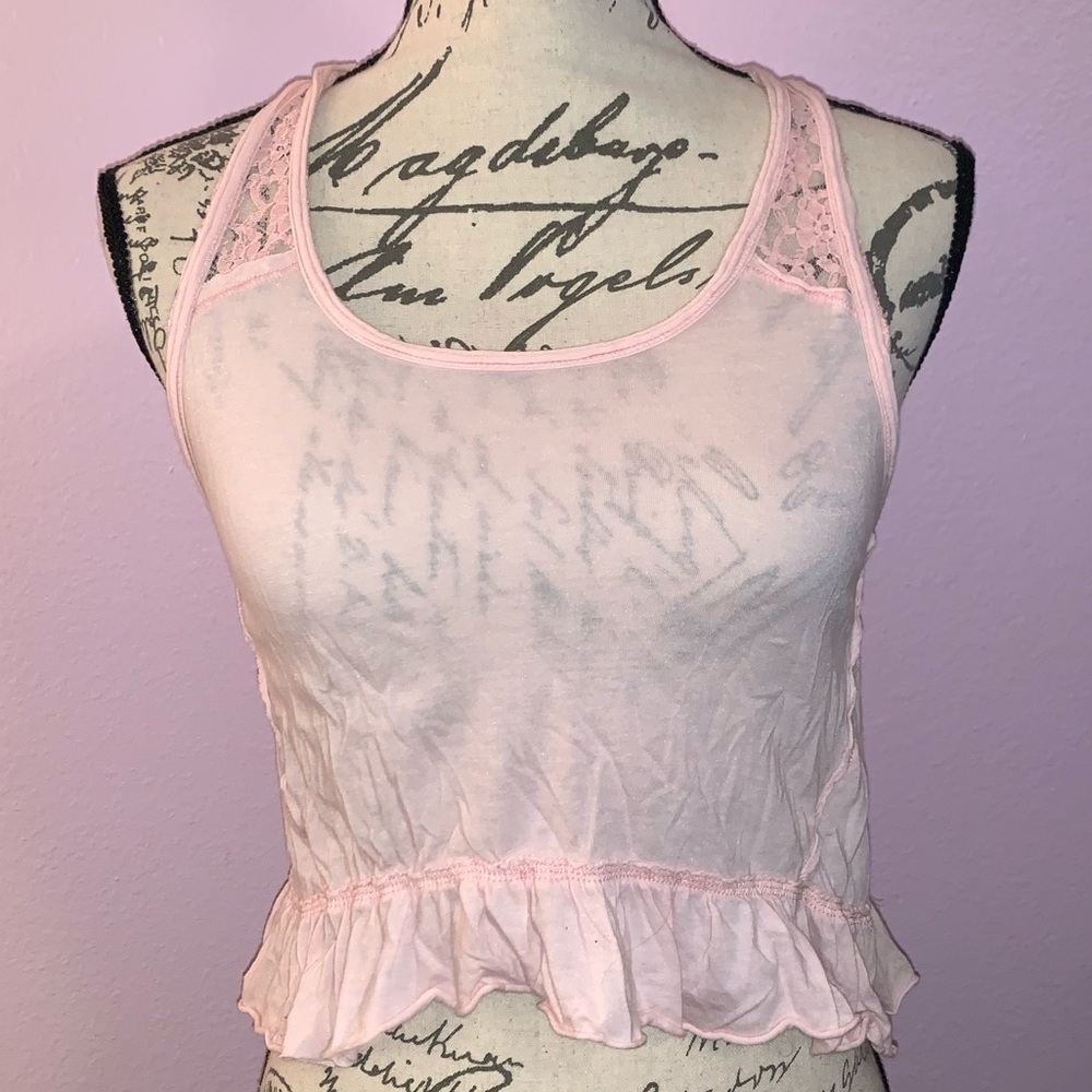 HOLLISTER BABY PINK CROP